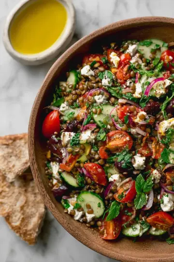 Greek Lentil Salad