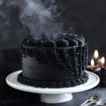 Spooky Black Velvet Cake Recipe (Dye-Free!)