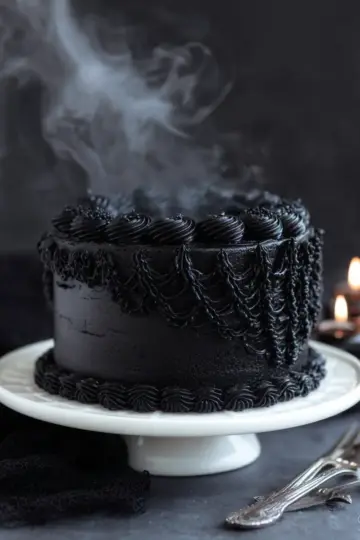 Spooky Black Velvet Cake Recipe (Dye-Free!)