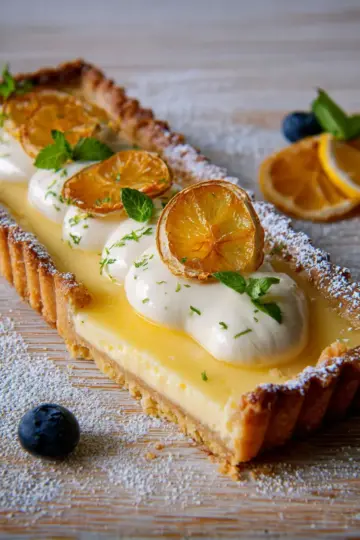 Easy Italian Lemon Mascarpone Tart