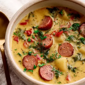 Smoked Sausage Potato Soup.