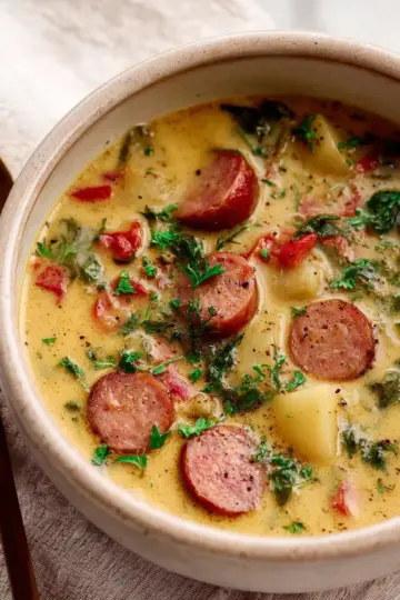 Smoked Sausage Potato Soup.