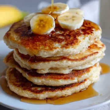 Fluffy Banana Pancakes
