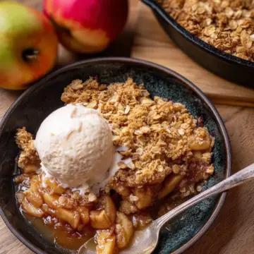 Cast Iron Apple Crisp