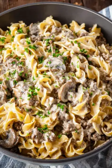 Ground Beef Stroganoff Recipe