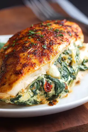 Spinach Stuffed Chicken