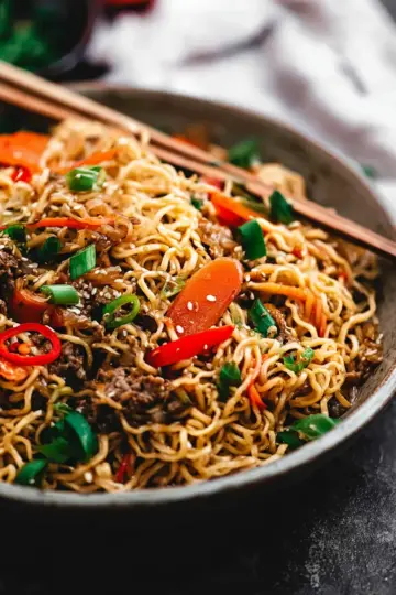 Mongolian Noodles